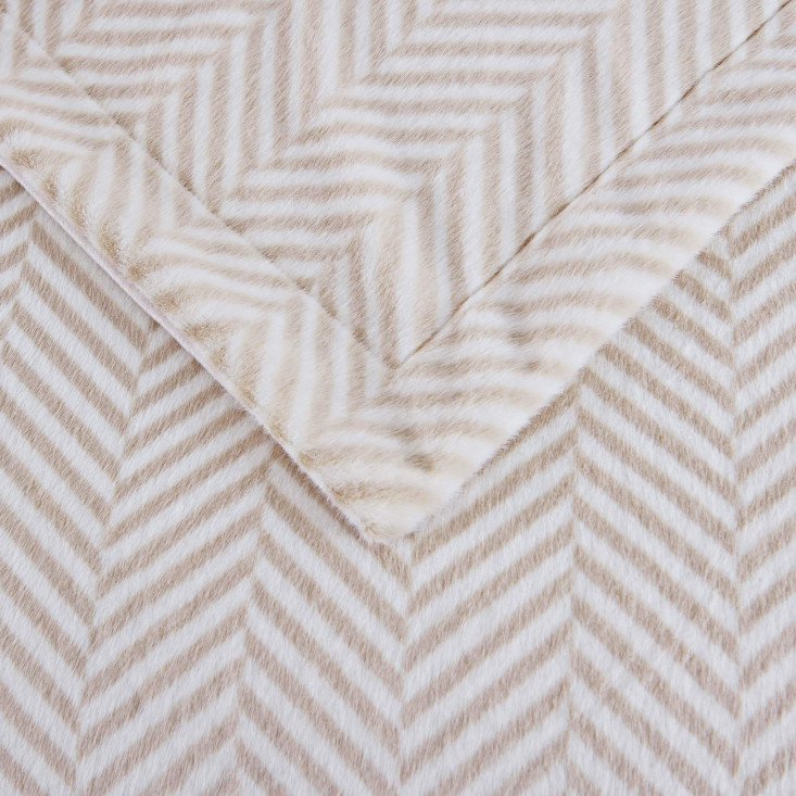 Плед искусственный мех Sofi De Marko Флоренс беж