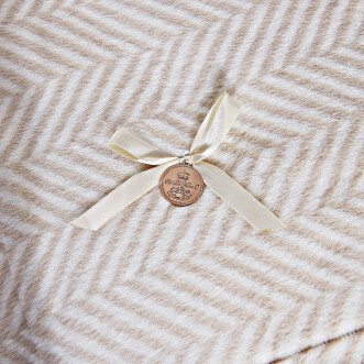 Плед искусственный мех Sofi De Marko Флоренс беж - купить по низким ценам в Lux-Postel.com