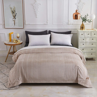 Плед искусственный мех Sofi De Marko Флоренс кофе