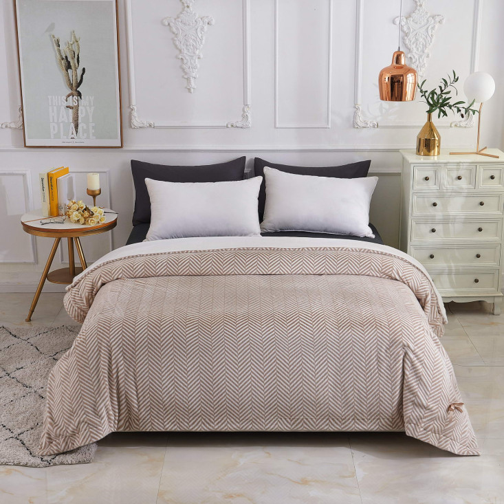 Плед искусственный мех Sofi De Marko Флоренс кофе