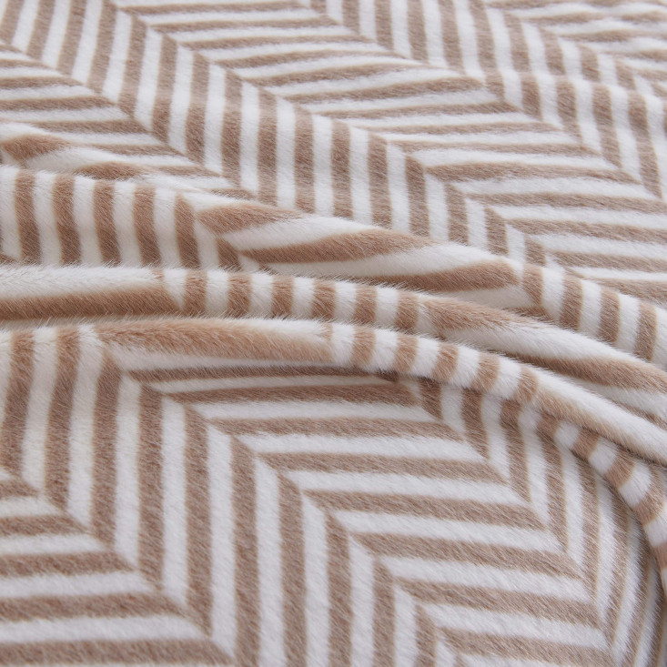 Плед искусственный мех Sofi De Marko Флоренс кофе