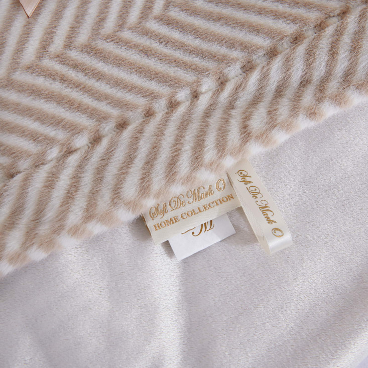 Плед искусственный мех Sofi De Marko Флоренс кофе