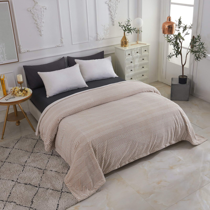 Плед искусственный мех Sofi De Marko Флоренс кофе