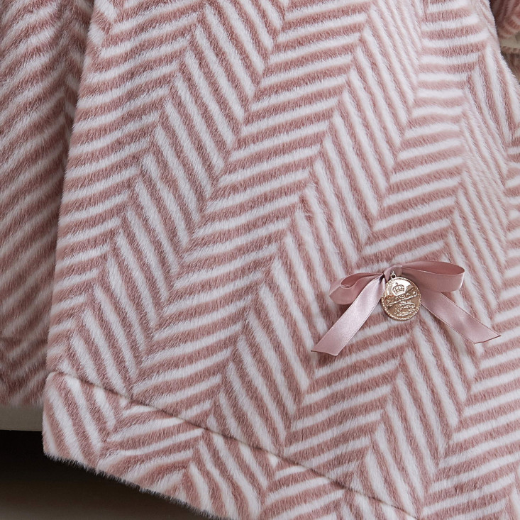 Плед искусственный мех Sofi De Marko Флоренс пепельная роза