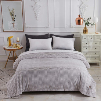 Плед искусственный мех Sofi De Marko Флоренс серый