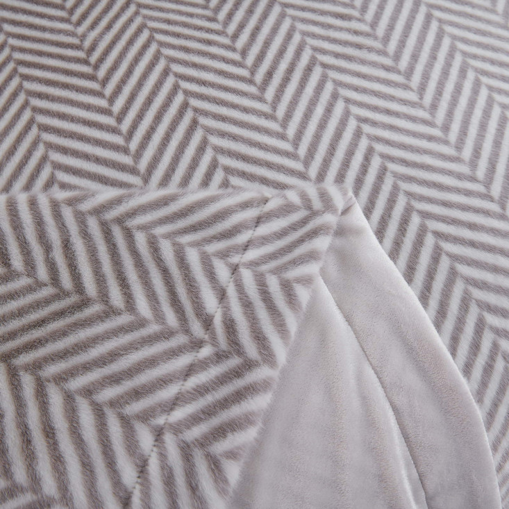 Плед искусственный мех Sofi De Marko Флоренс серый