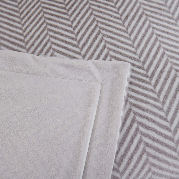 Плед искусственный мех Sofi De Marko Флоренс серый