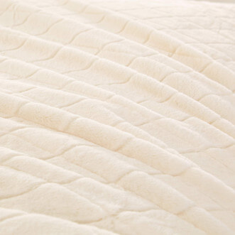 Плед искусственный мех Sofi De Marko Элайза молоко - купить по низким ценам в Lux-Postel.com