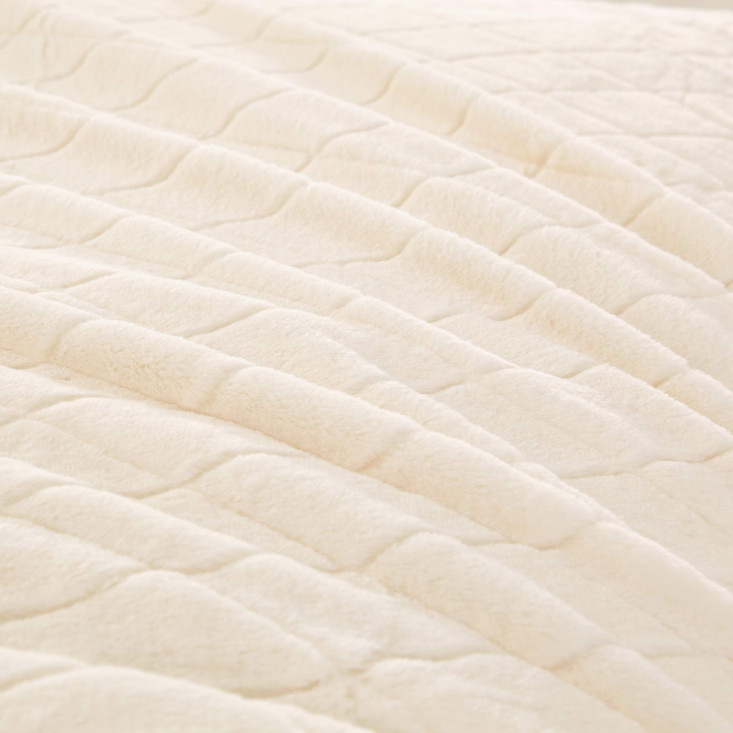 Плед искусственный мех Sofi De Marko Элайза молоко