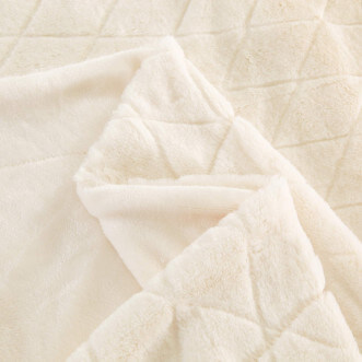 Плед искусственный мех Sofi De Marko Элайза молоко - купить по низким ценам в Lux-Postel.com