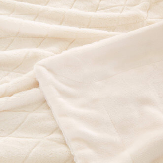 Плед искусственный мех Sofi De Marko Элайза молоко - купить по низким ценам в Lux-Postel.com