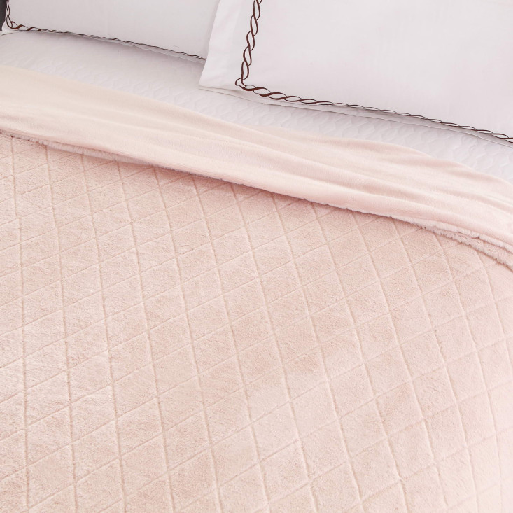 Плед искусственный мех Sofi De Marko Элайза персик