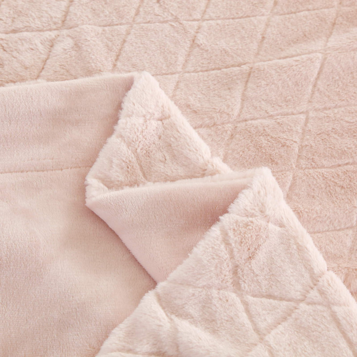 Плед искусственный мех Sofi De Marko Элайза персик