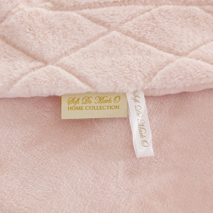 Плед искусственный мех Sofi De Marko Элайза персик