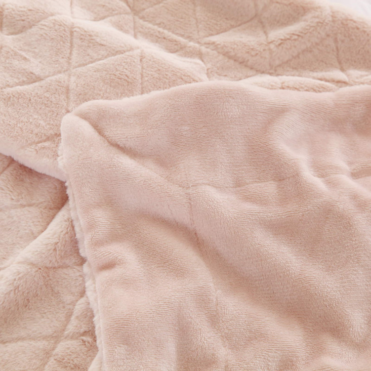 Плед искусственный мех Sofi De Marko Элайза персик