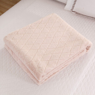 Плед искусственный мех Sofi De Marko Элайза персик - купить по низким ценам в Lux-Postel.com