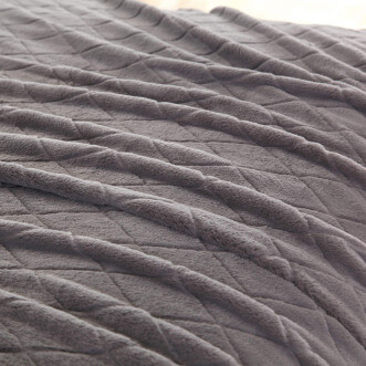 Плед искусственный мех Sofi De Marko Элайза серый фото