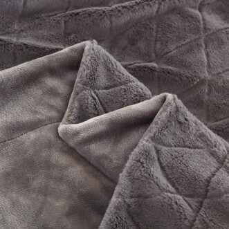 Плед искусственный мех Sofi De Marko Элайза серый отзывы