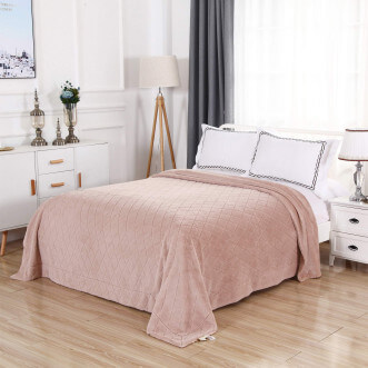 Плед искусственный мех Sofi De Marko Элайза чайная роза