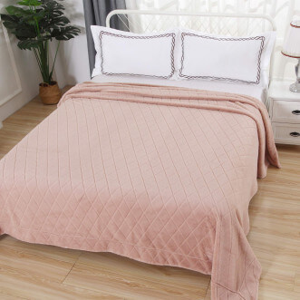 Плед искусственный мех Sofi De Marko Элайза чайная роза - купить по низким ценам в Lux-Postel.com