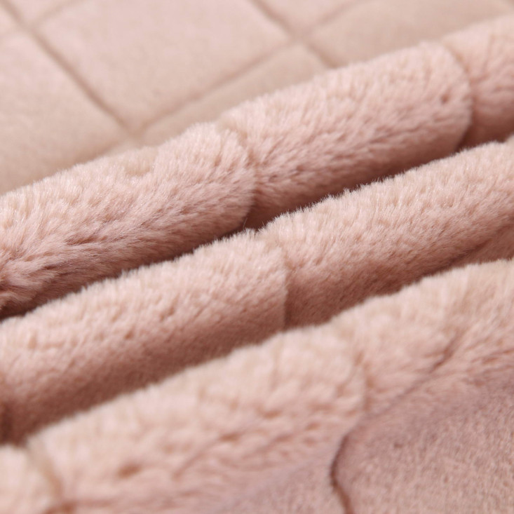 Плед искусственный мех Sofi De Marko Элайза чайная роза