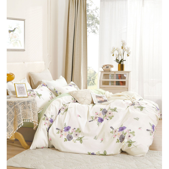 Постельное белье евро сатин Valtery С-513