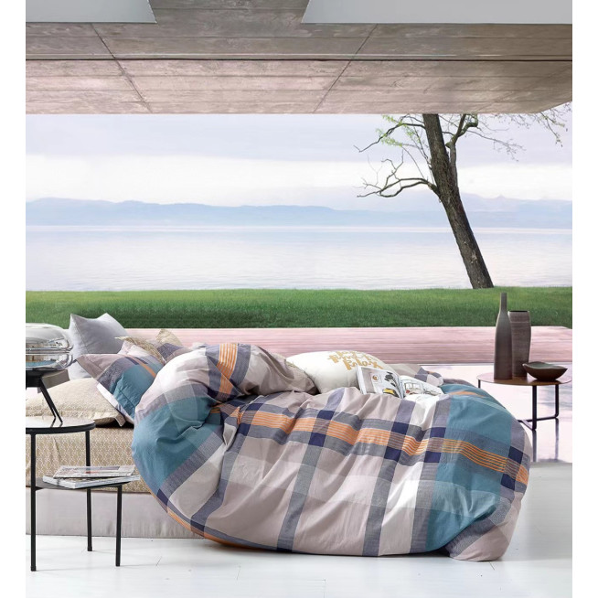 Постельное белье евро сатин Valtery С-521