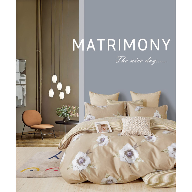 Постельное белье 2 спальное сатин Valtery С-523