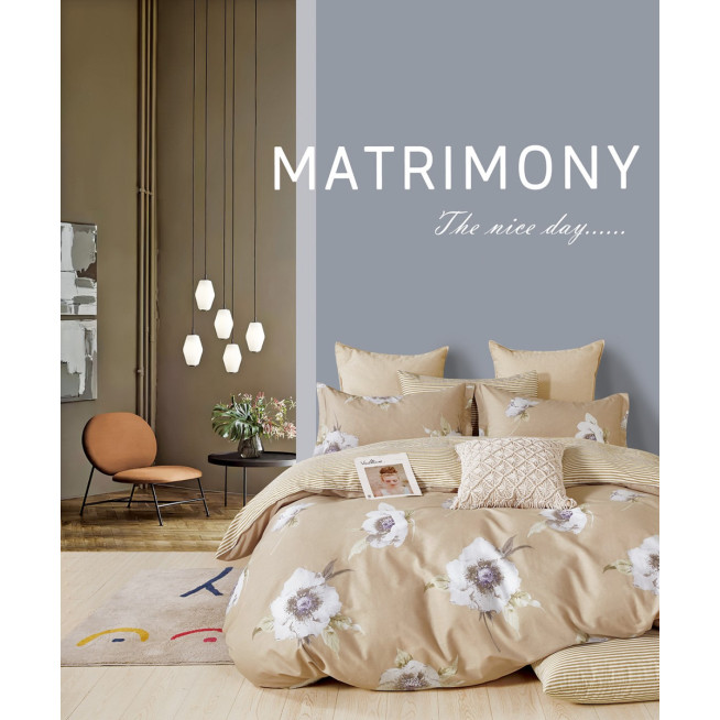 Постельное белье евро сатин Valtery С-523