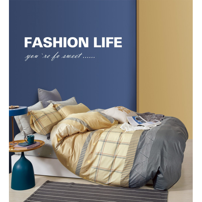 Постельное белье семейное сатин Valtery С-524