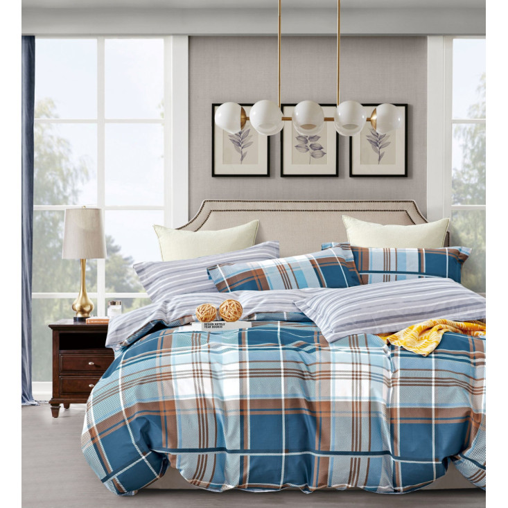 Постельное белье 2 спальное сатин Valtery С-525