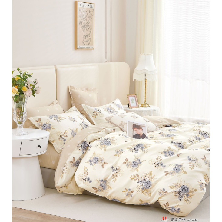 Постельное белье семейное сатин Valtery С-528