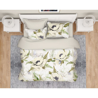 Постельное белье семейное сатин люкс Valtery RS-423