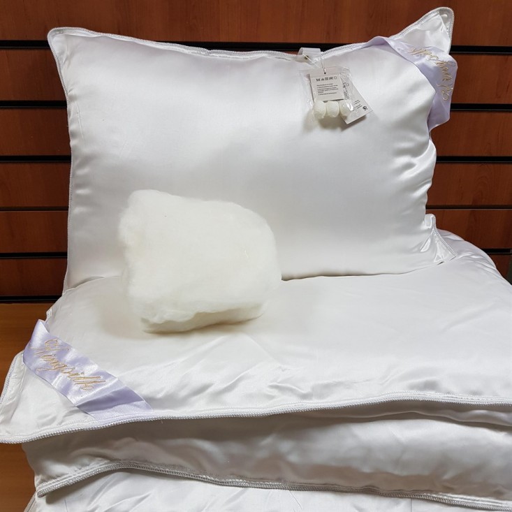 Шелковая подушка Luxury 50x70 KingSilk белая