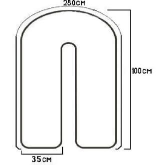 Подушка для беременных U280 Бамбук Эко Альвитек фото