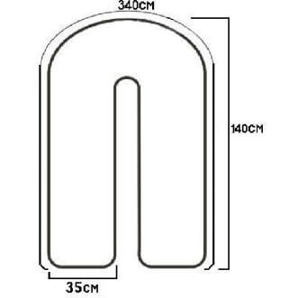 Подушка для беременных U340 Бамбук Альвитек фото