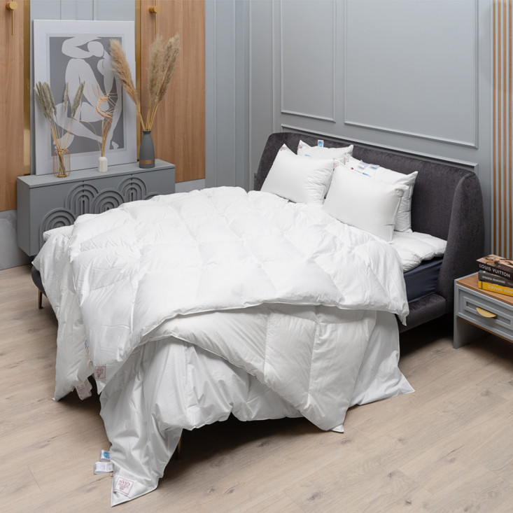 Одеяло евро макси 220х240 облегченное Air Down German Grass