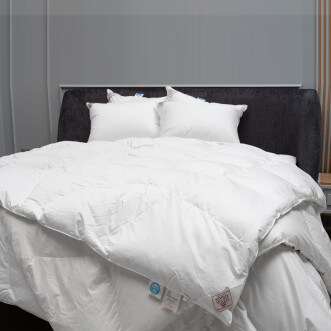 Одеяло евро 200х200 облегченное German Grass Воздушный пух (Air Down) из пуха в магазине Lux-Postel.com