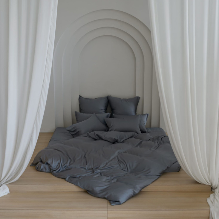 Наволочки тенсел 50х90 Grey Brilliant Grass German Grass