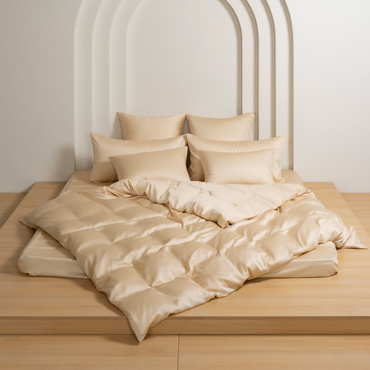 Пододеяльник тенсел 1,5 спальный 140х205 Vanilla Brilliant Grass German Grass