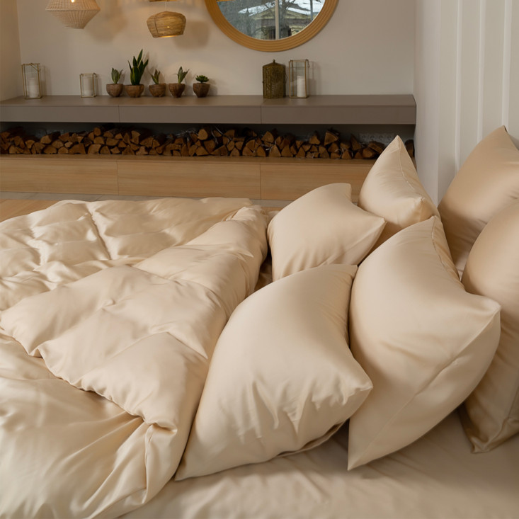 Пододеяльник тенсел 1,5 спальный 160х220 Vanilla Brilliant Grass German Grass