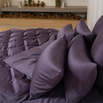 Пододеяльник тенсел 1,5 спальный 140х205 Violet Brilliant Grass German Grass