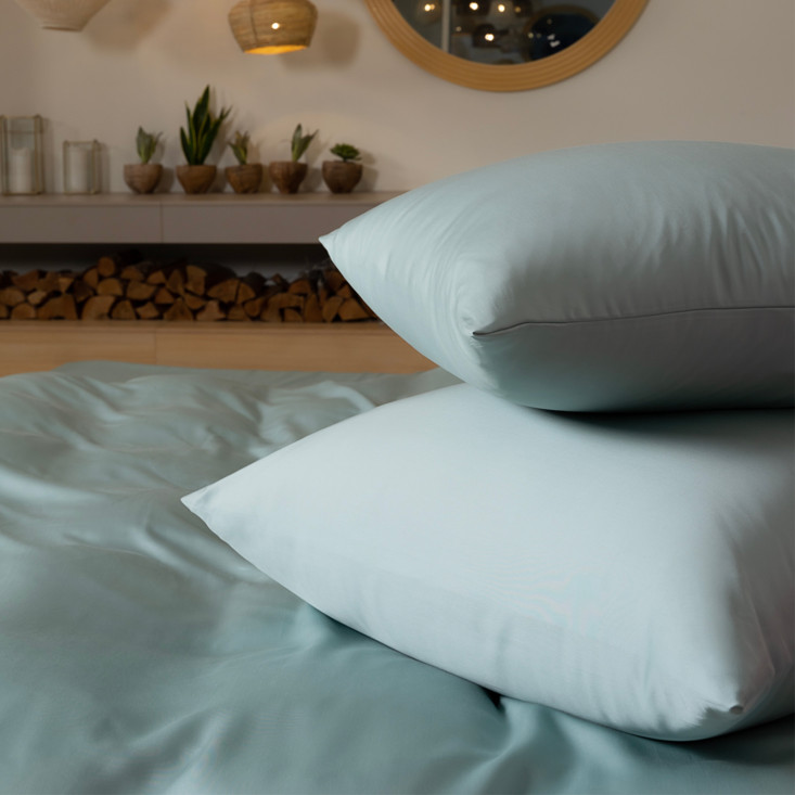 Постельное белье 1,5 спальное с простыней на резинке Sea Wave Brilliant Grass German Grass наволочки 70х70