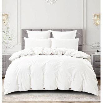 Постельное белье 1\5-спальное лен с хлопком Valtery Organic LE-02