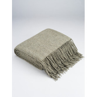 Шерстяной плед Valtery серый со скидкой в магазине Lux-Postel.com