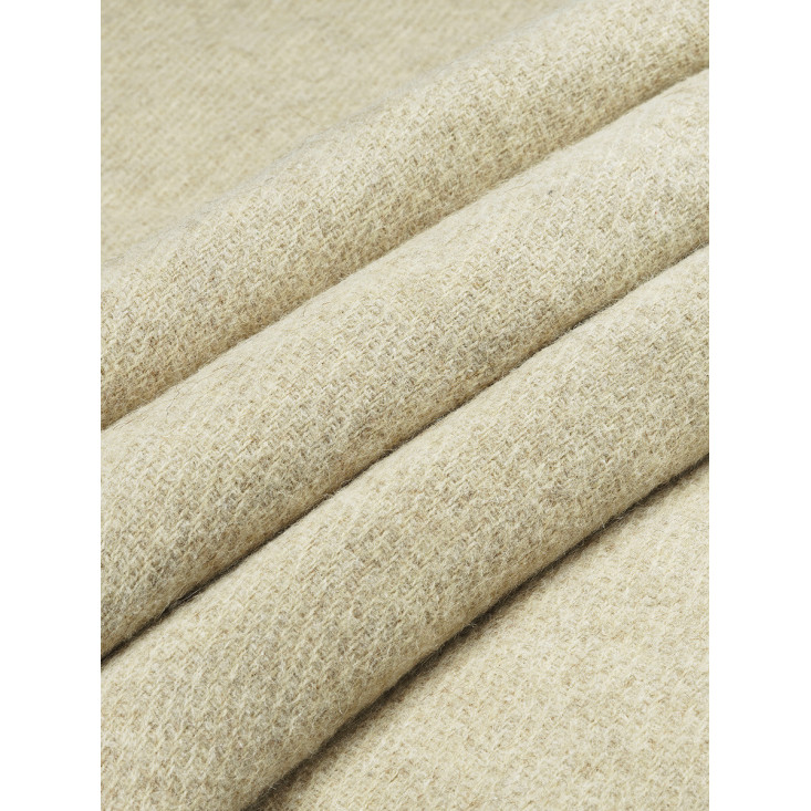 Шерстяной плед Valtery ваниль