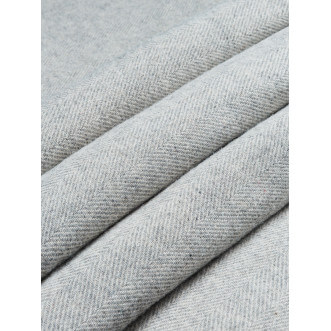 Шерстяной плед альпака меринос Valtery светло серый со скидкой в магазине Lux-Postel.com