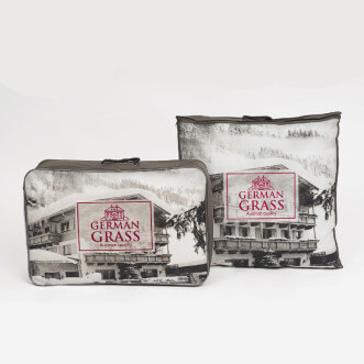 Подушка 50х70 German Grass Хлопок (Cottonwash) регулируемая европейская подушка люкс - скидки в магазине Lux-Postel.com