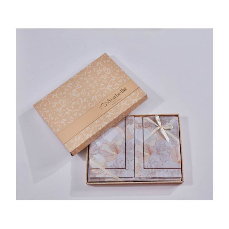 Постельное белье евро люкс мако-сатин Asabella Сакура