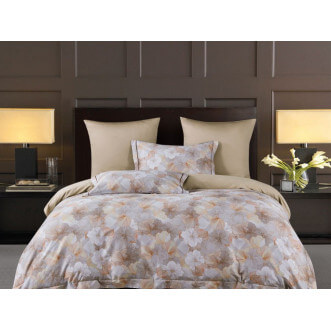 Постельное белье евро люкс мако-сатин Asabella Сакура